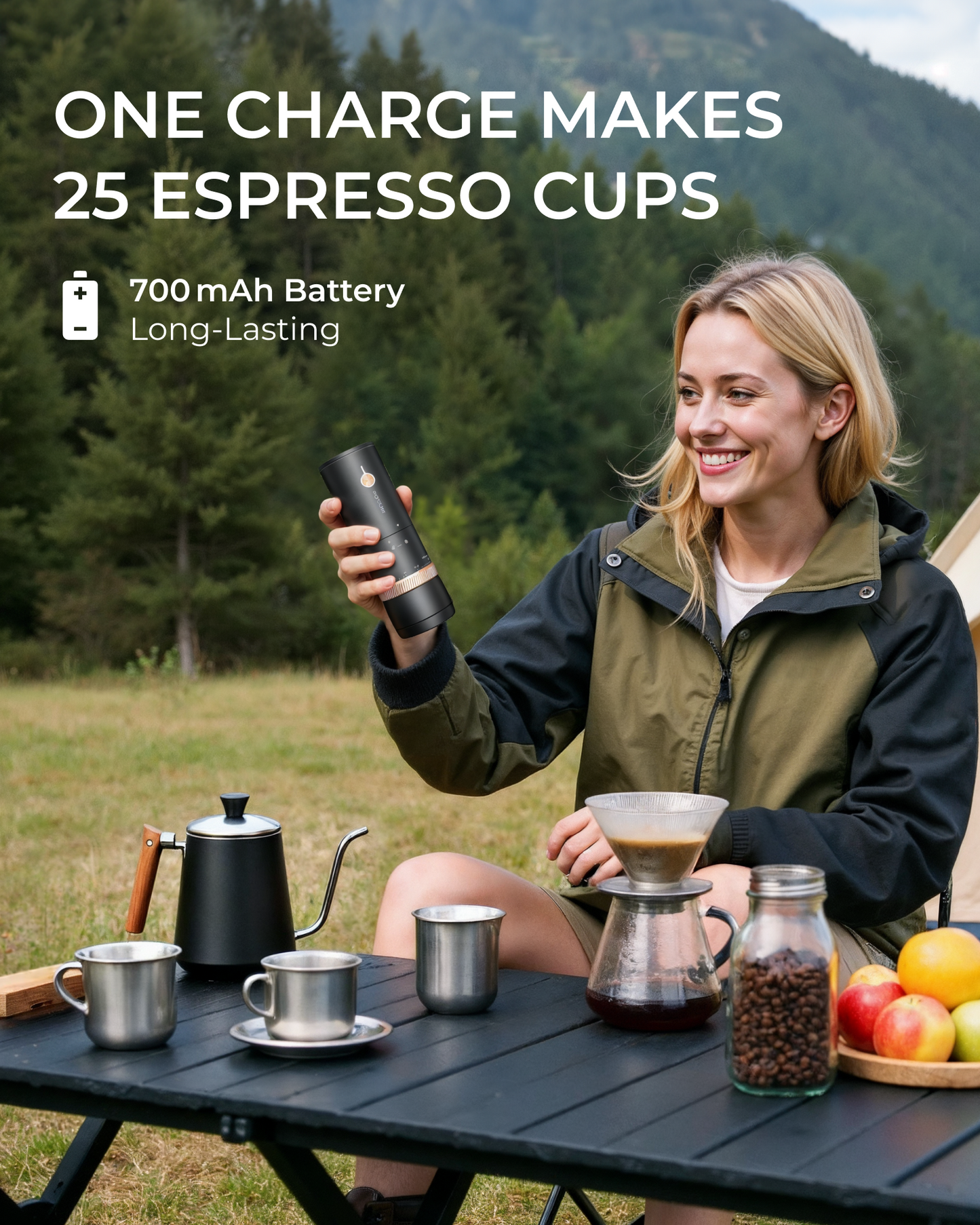Portable Electric Coffee Grinder