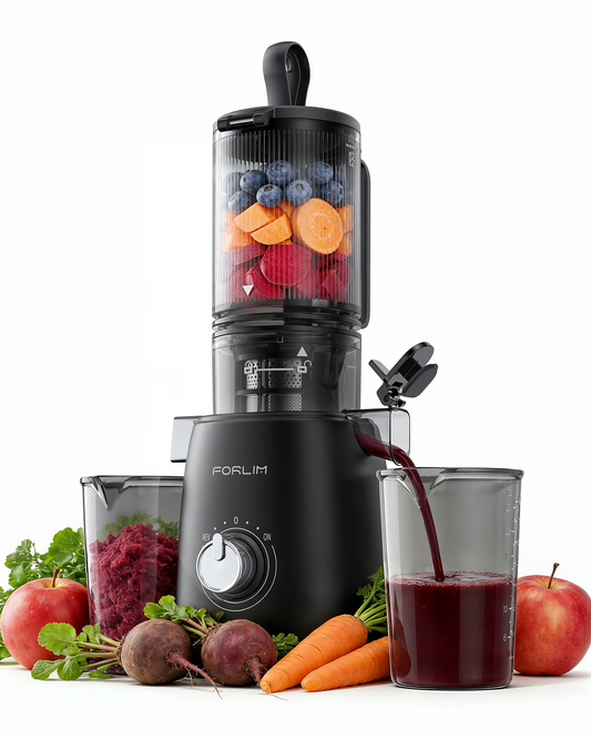 High-Yield Cold Press Juicer with Large Feed Chute