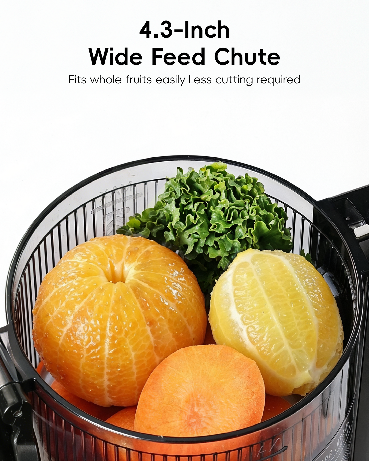 High-Yield Cold Press Juicer with Large Feed Chute